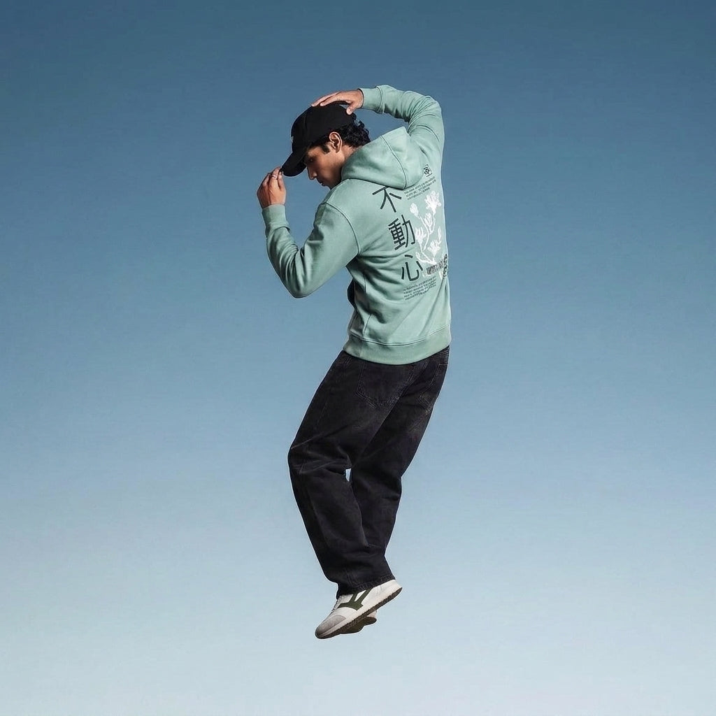 Fudoshin Teal Hoodie