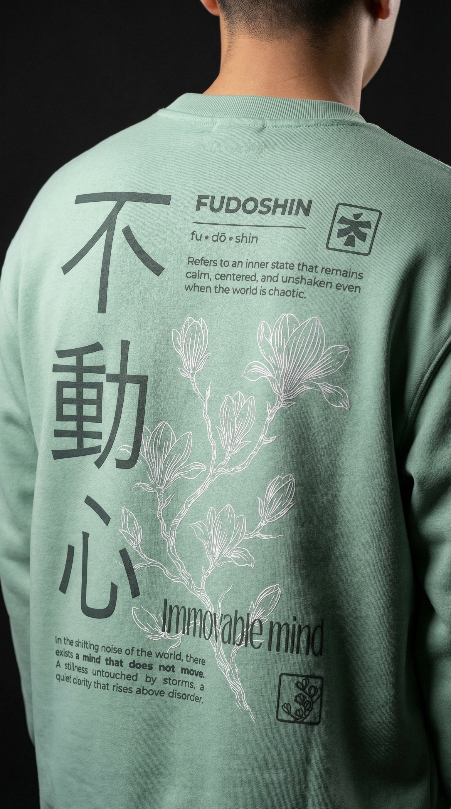 Fudoshin Teal Sweatshirt