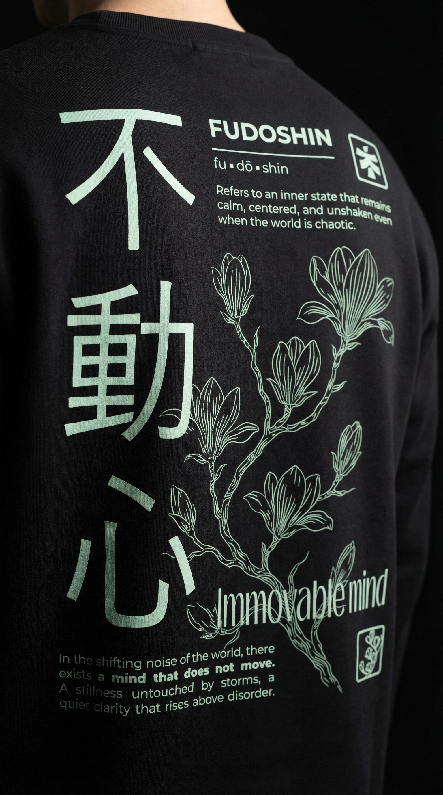 Fudoshin Black Sweatshirt