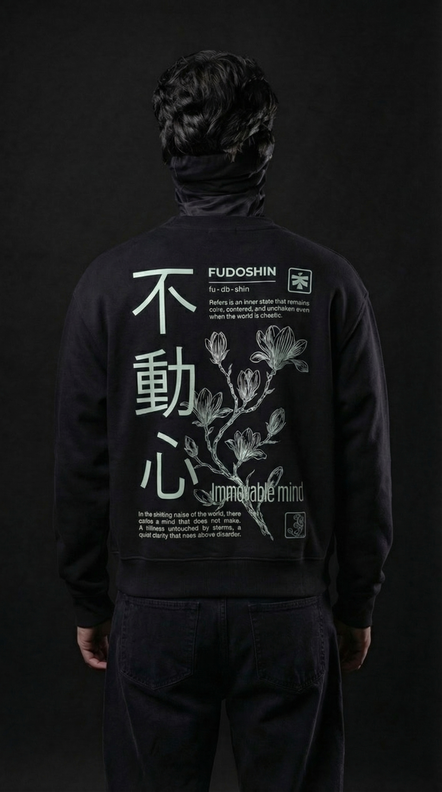Fudoshin Black Sweatshirt